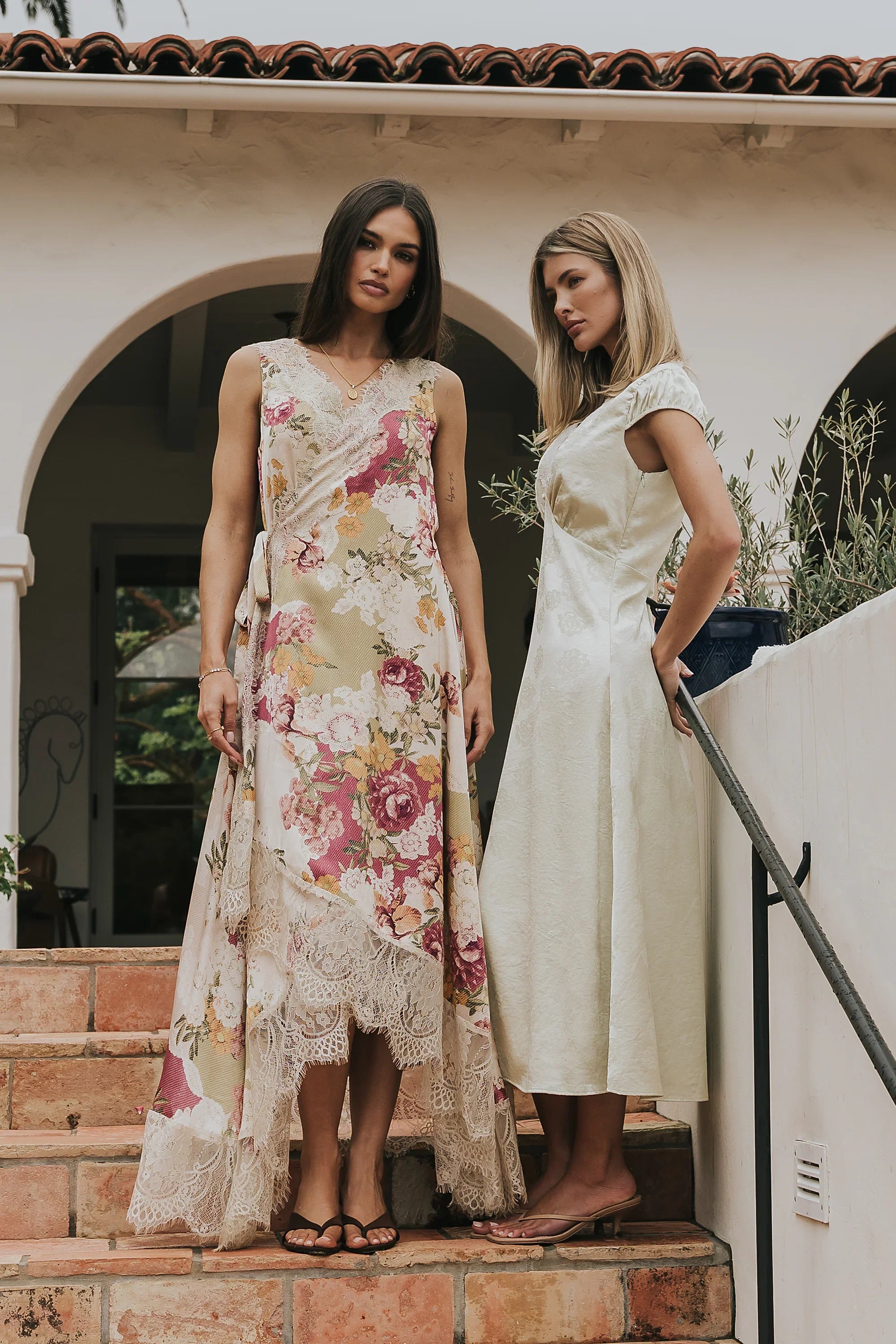 Tess Floral Wrap Dress