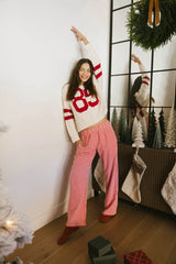 Romero Gingham Pants in Red FINAL SALE