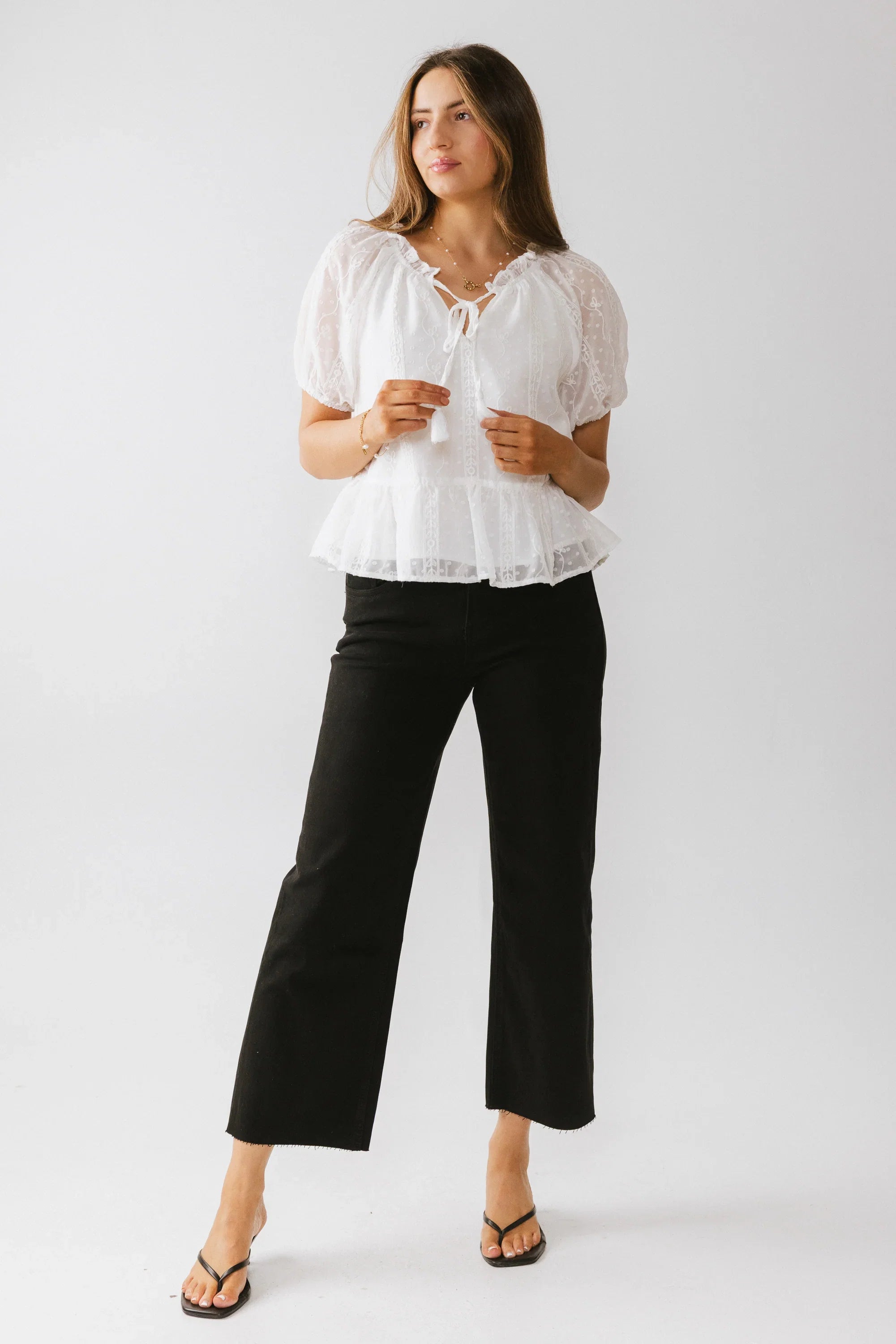 Jenny Cropped Wide Leg Jeans FINAL SALE