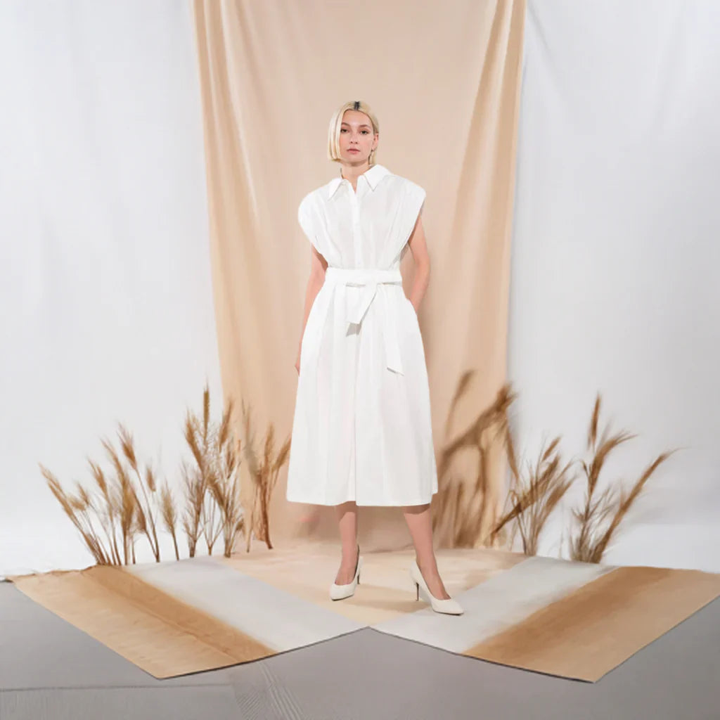 DEEPER CONNECTION DROP SHOULDER DRESS