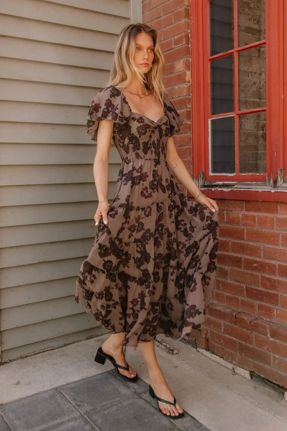 Robbie Floral Midi Dress FINAL SALE