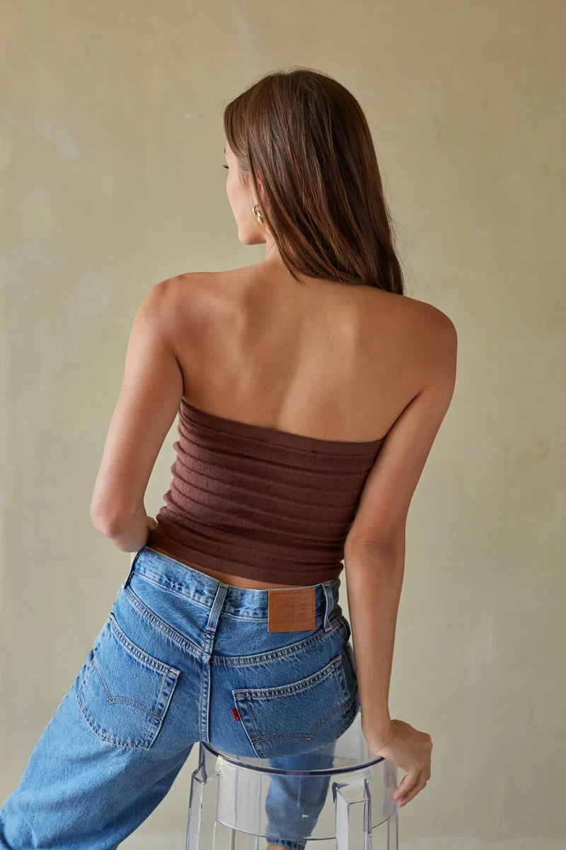 Hazel Twist Front Tube Top