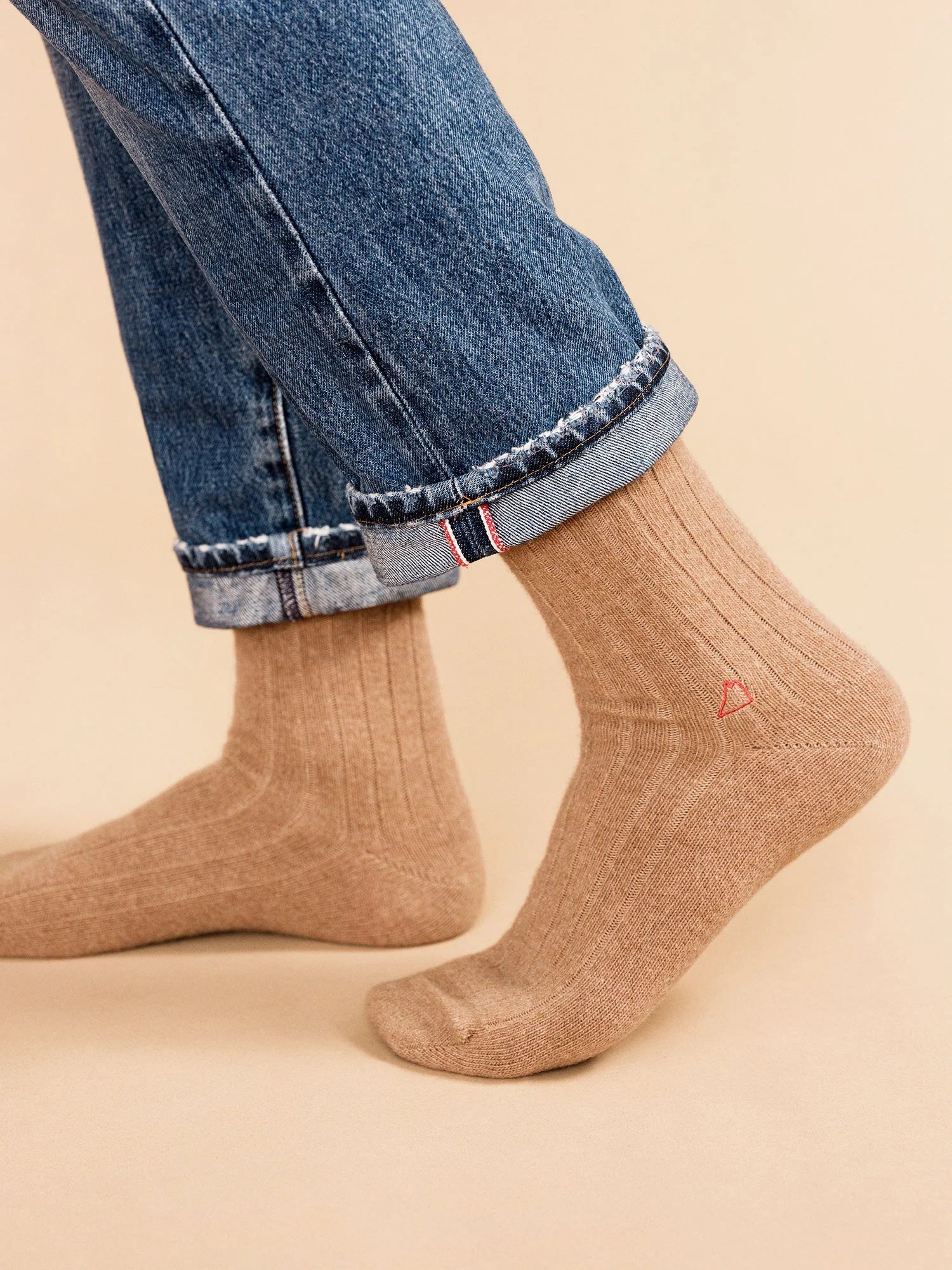Roma Cashmere Rib Mens Crew