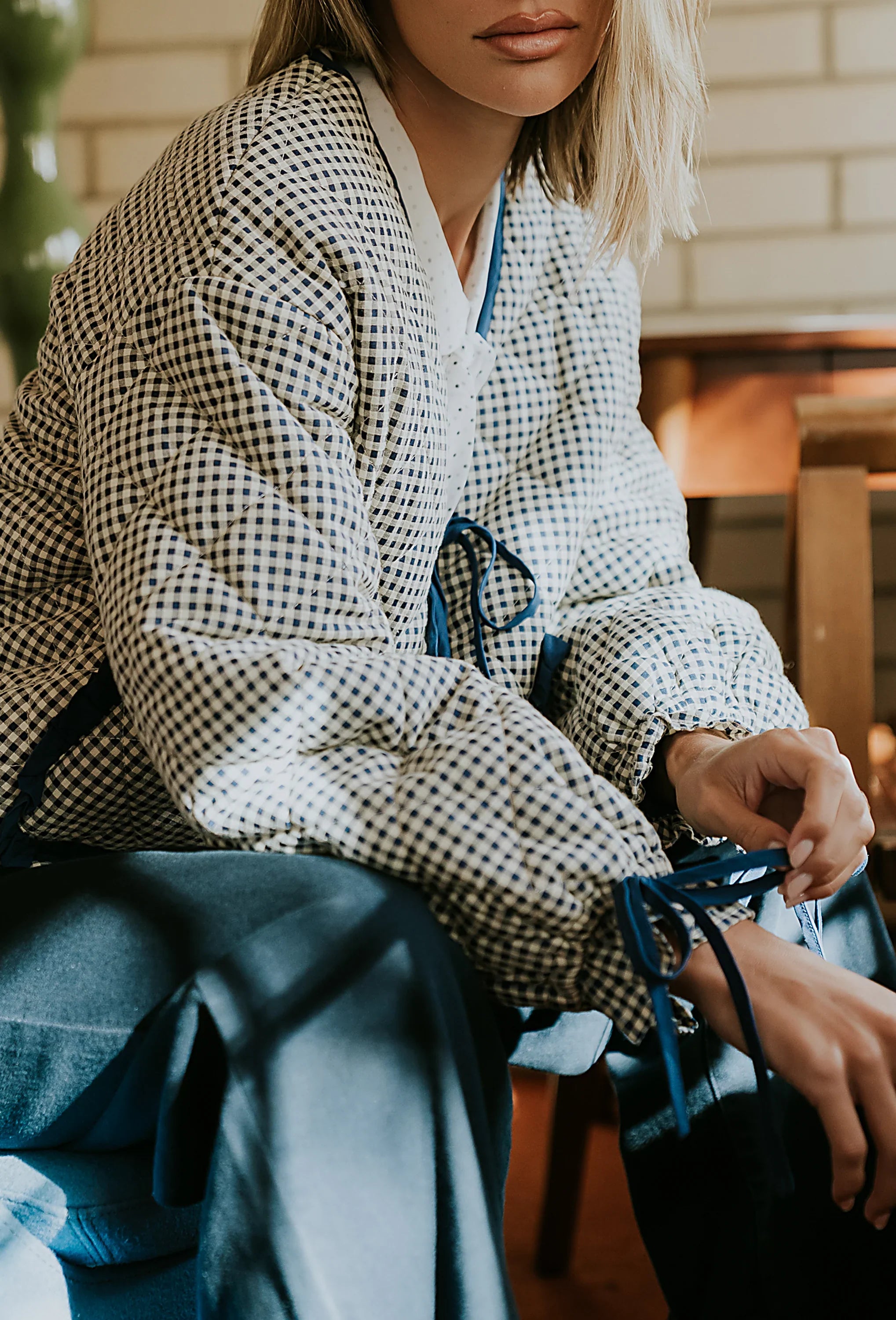 Andy Gingham Jacket FINAL SALE