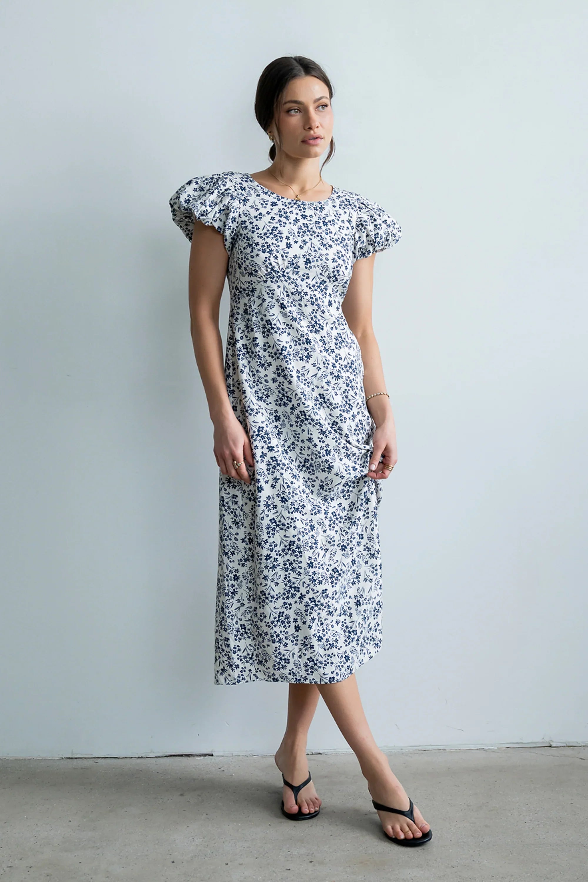 Smith Floral Midi Dress