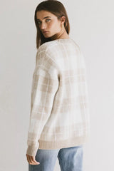 Emilee Plaid Sweater FINAL SALE