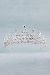 Womens Gold Princess Rhinestone Crowns