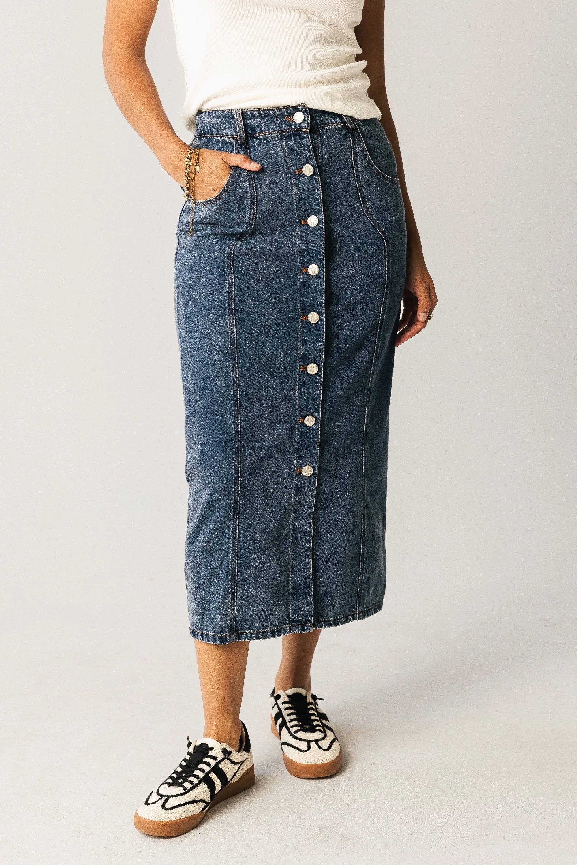 Kylo Denim Maxi Skirt FINAL SALE
