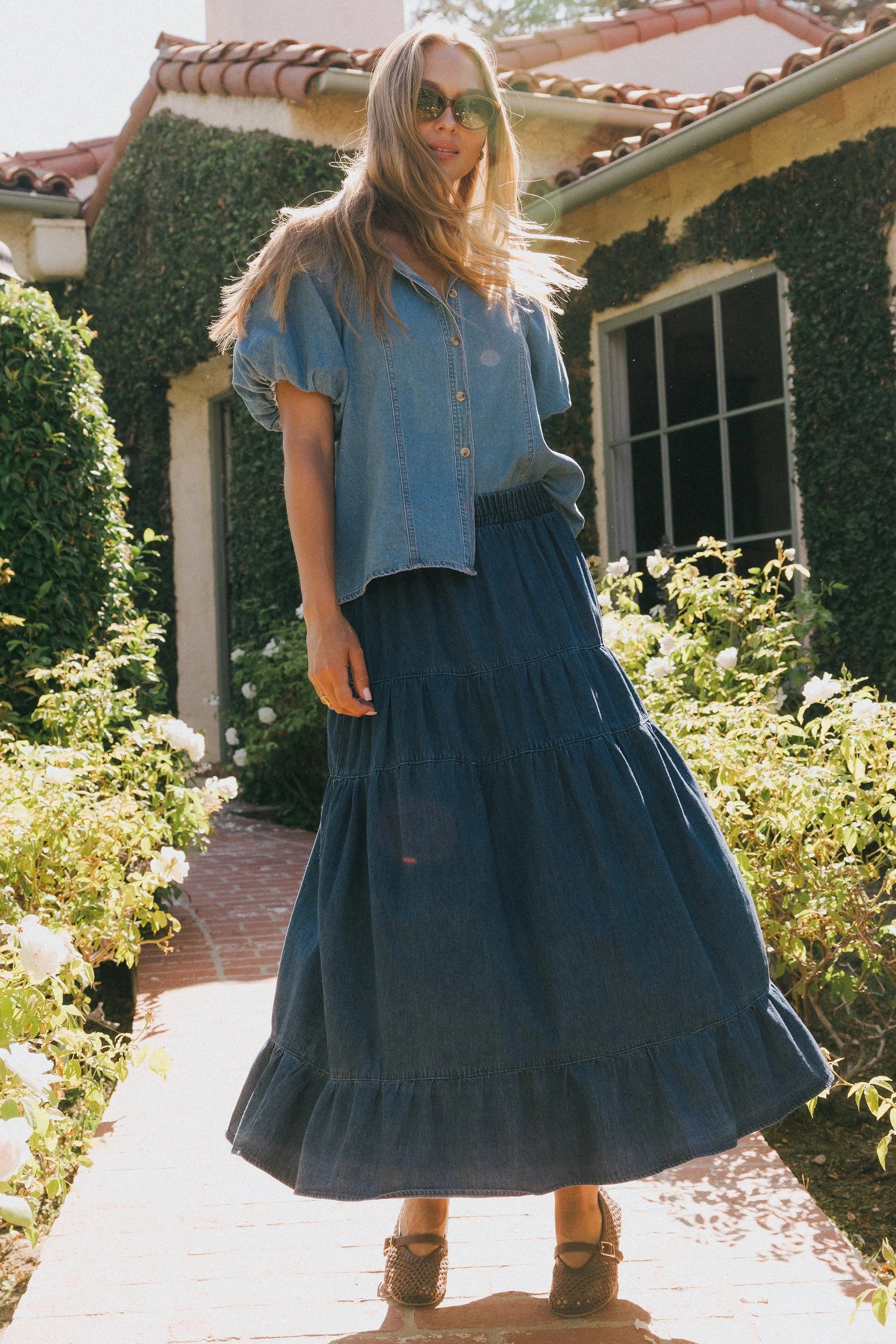 Salem Denim Button Up