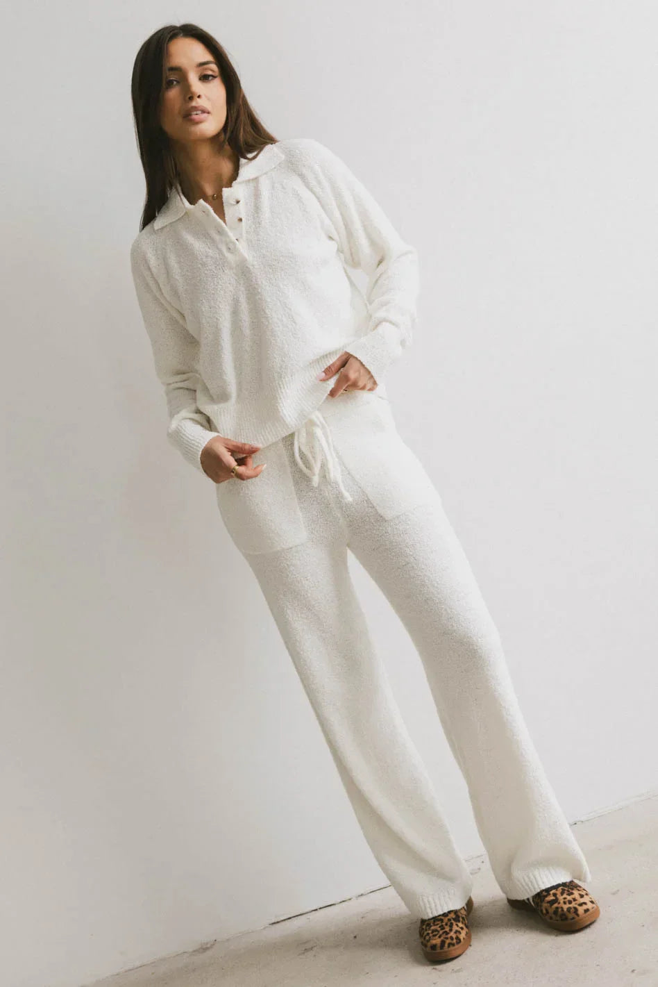 Breck Knit Sweater in Cream FINAL SALE