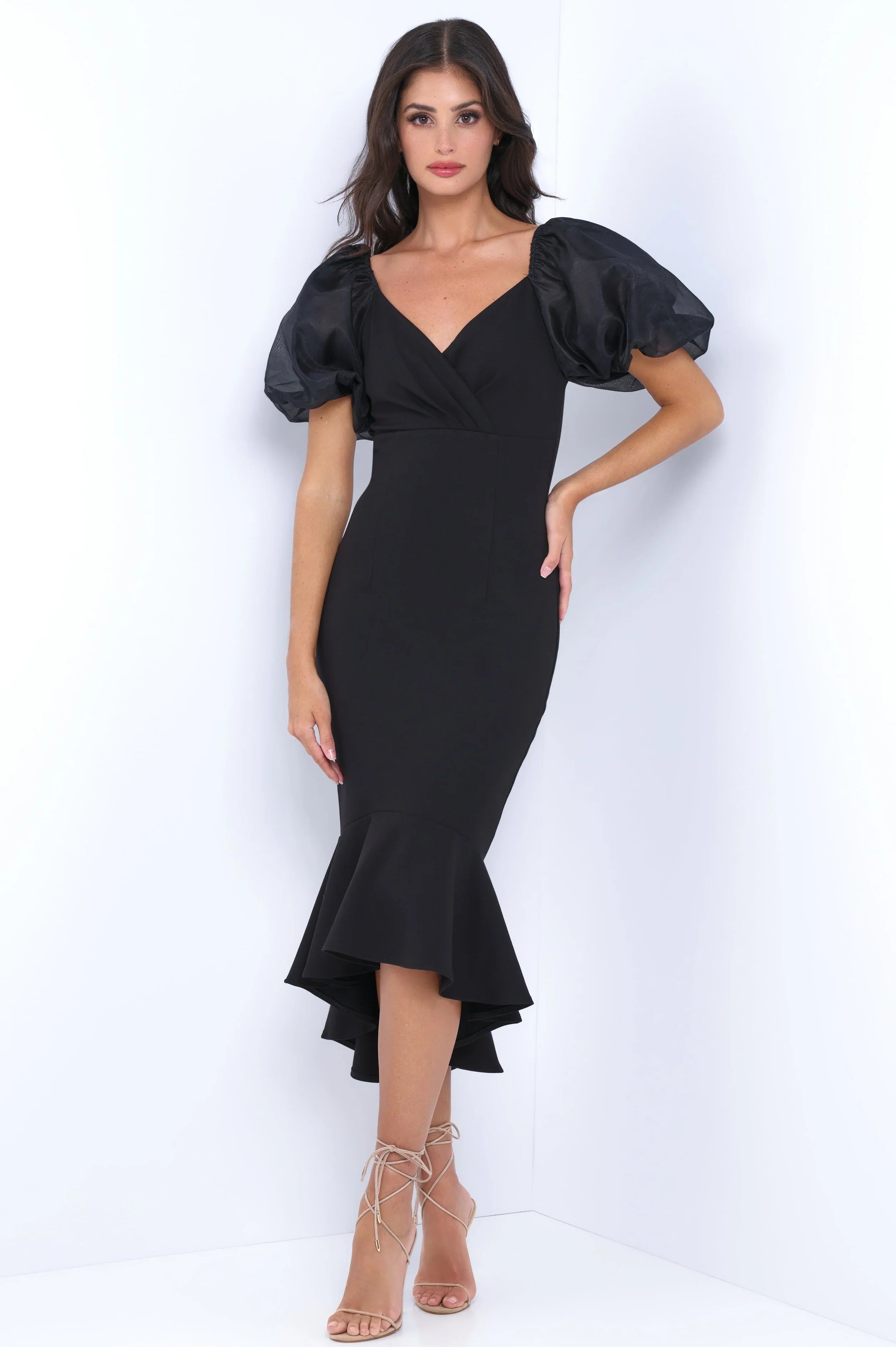 Diana Midi Dress Black