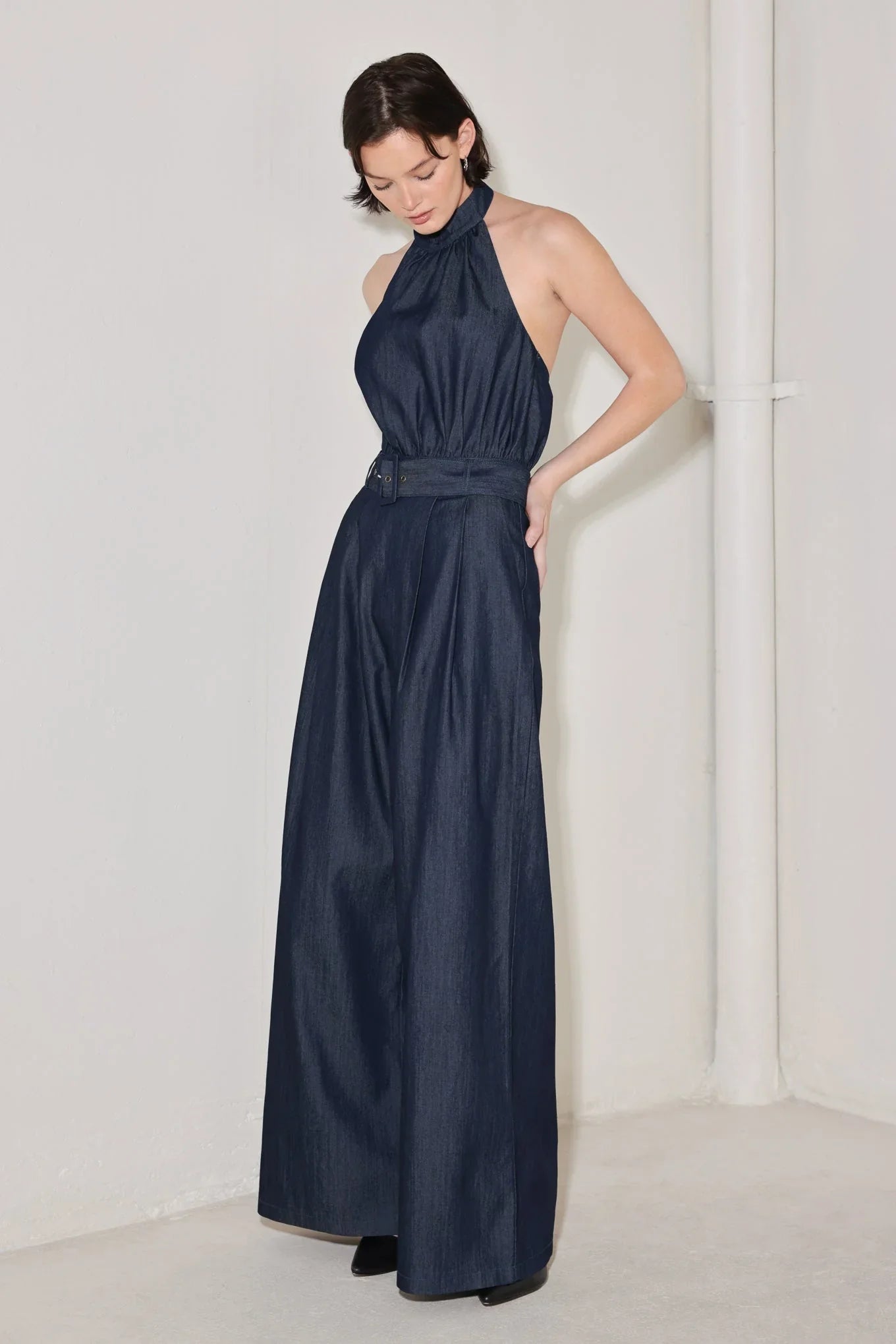 EVENING EDITION DENIM JUMPSUIT