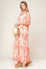 SECRET GARDEN MAXI DRESS PINK