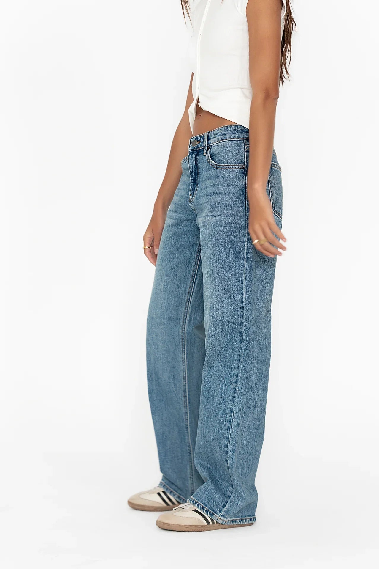 Marshall Straight Leg Jeans in Medium Wash FINAL SALE