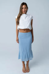 Rich Bubble Top in Off White
