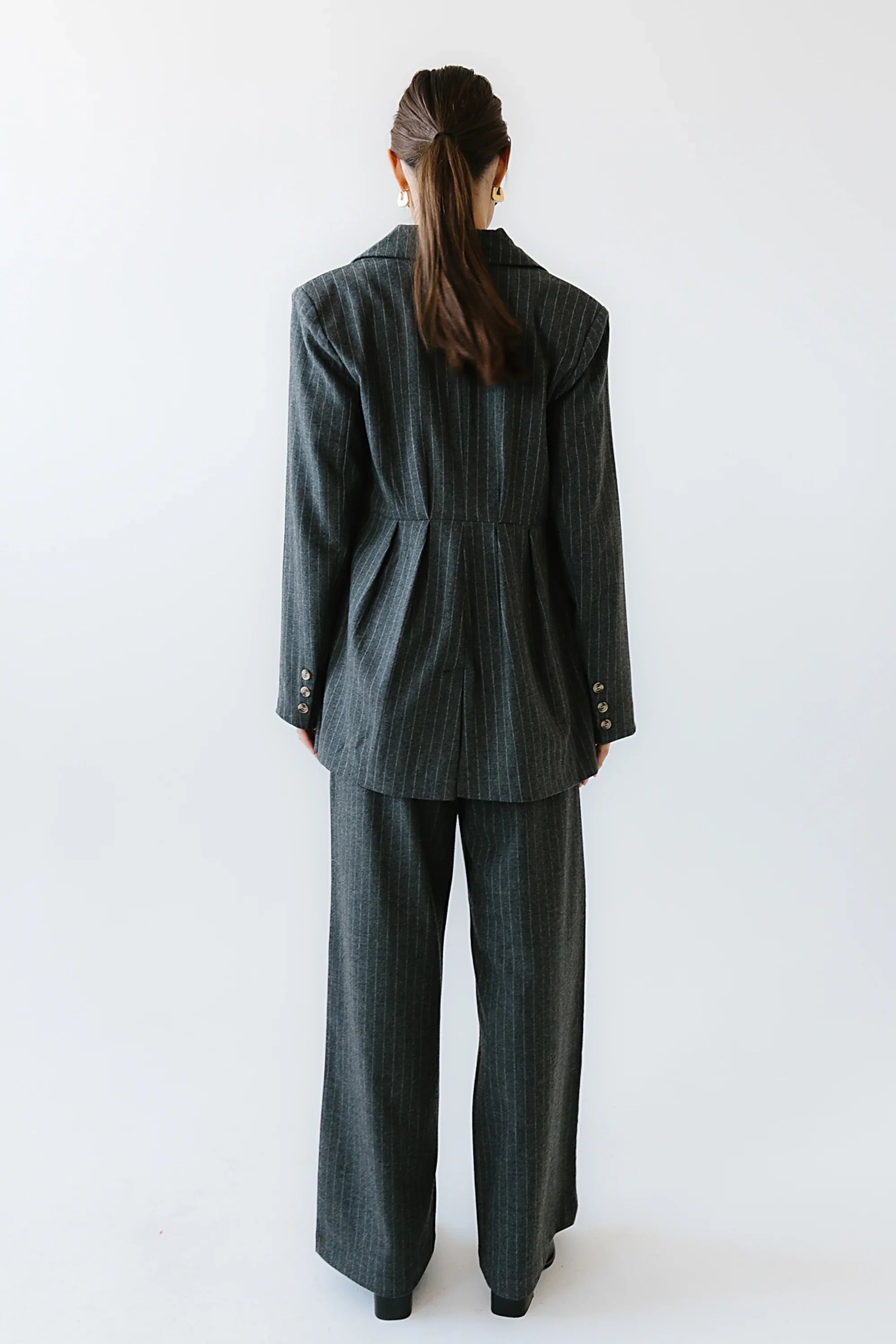 Joey Pinstripe Blazer