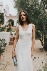 Ariel Embroidered Midi Dress