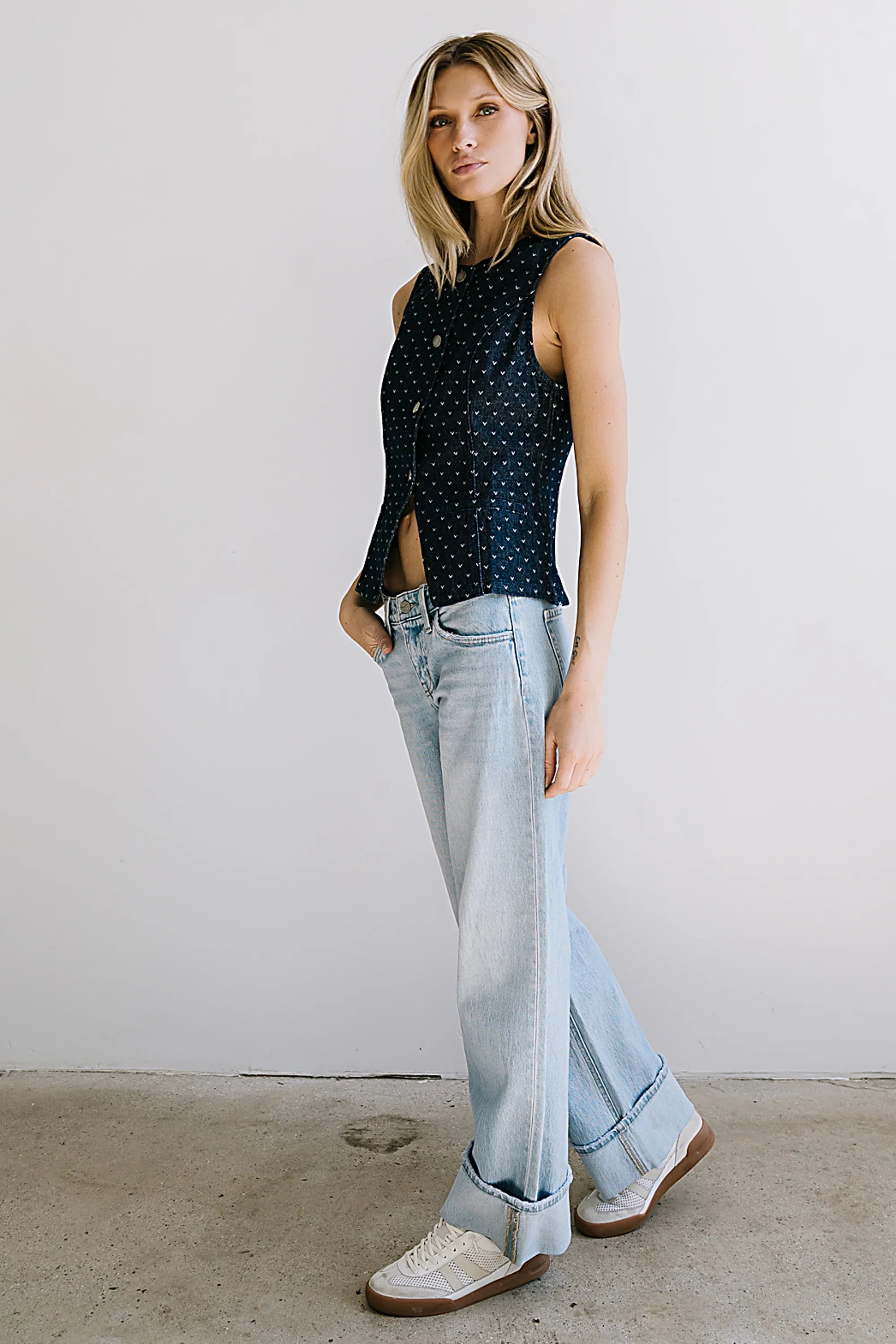 Caroline Denim Vest
