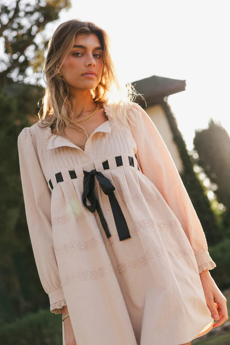 Emmie Lace Mini Dress FINAL SALE