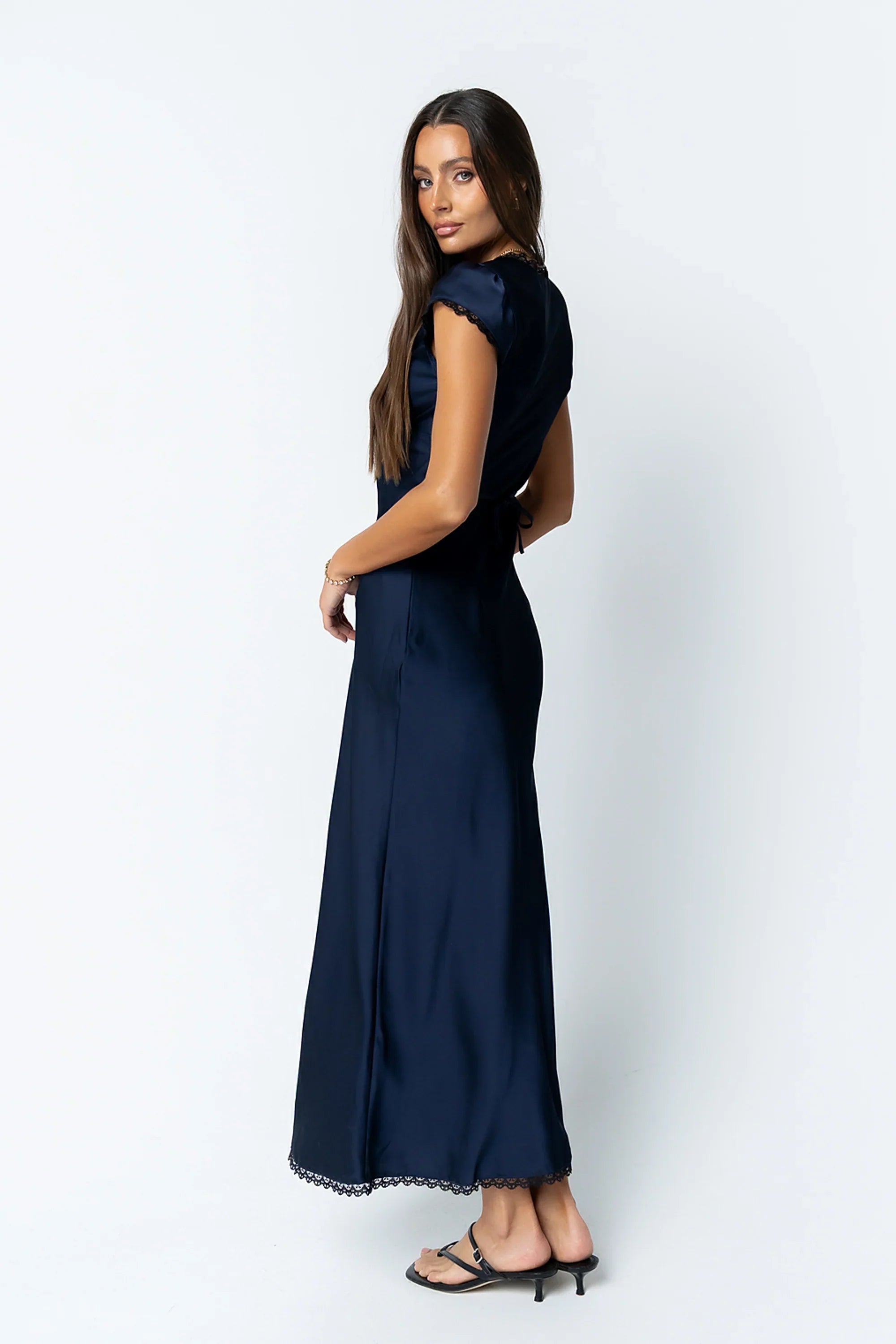 Wrenna Satin Maxi Dress