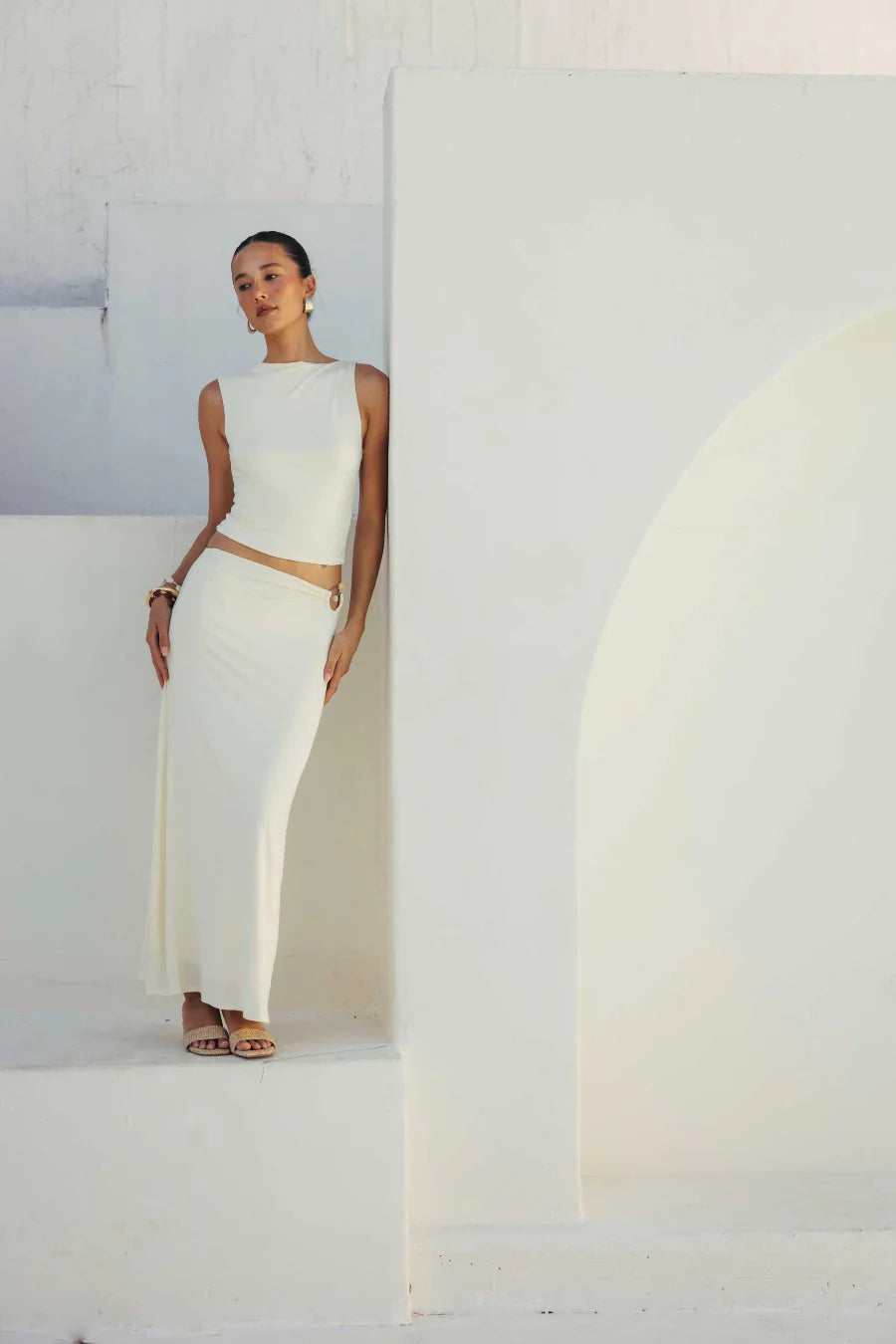 Solana Detailed Maxi Skirt
