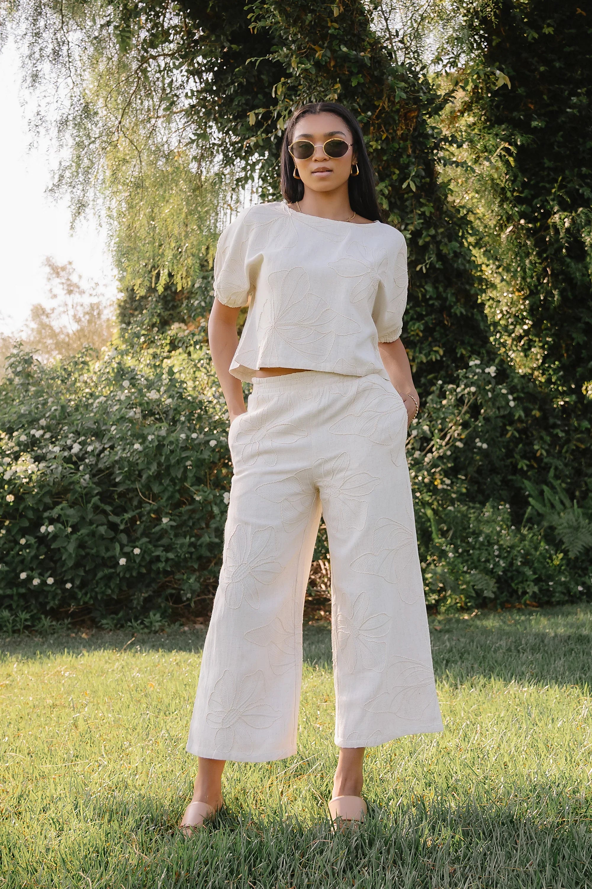 Kortney Floral Wide Leg Pants