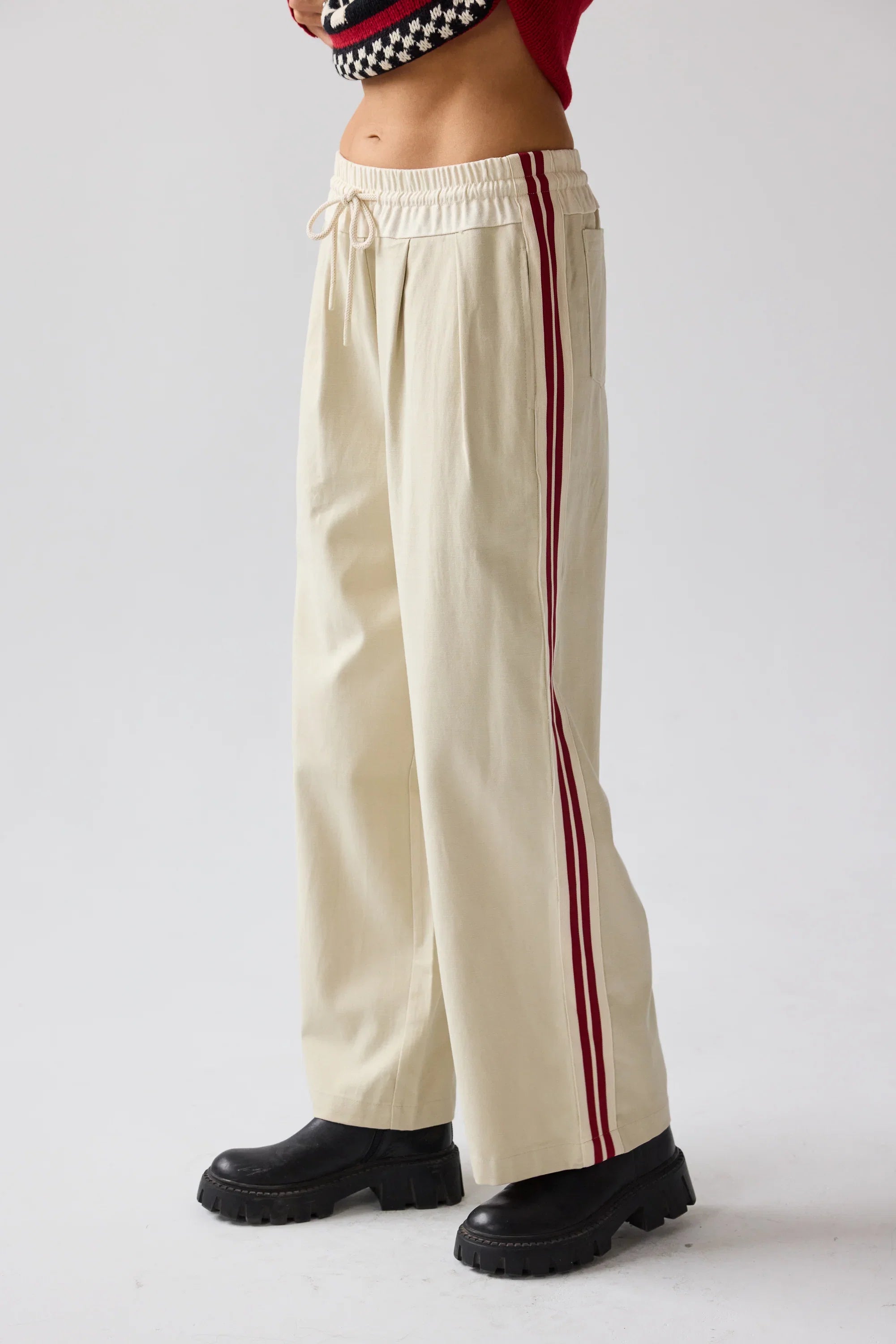 Landon Striped Wide Leg Pants