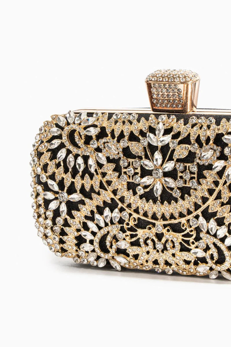 Luxurious Flower Clutch Bag
