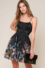 WITH THE TIDE WOVEN MINI DRESS