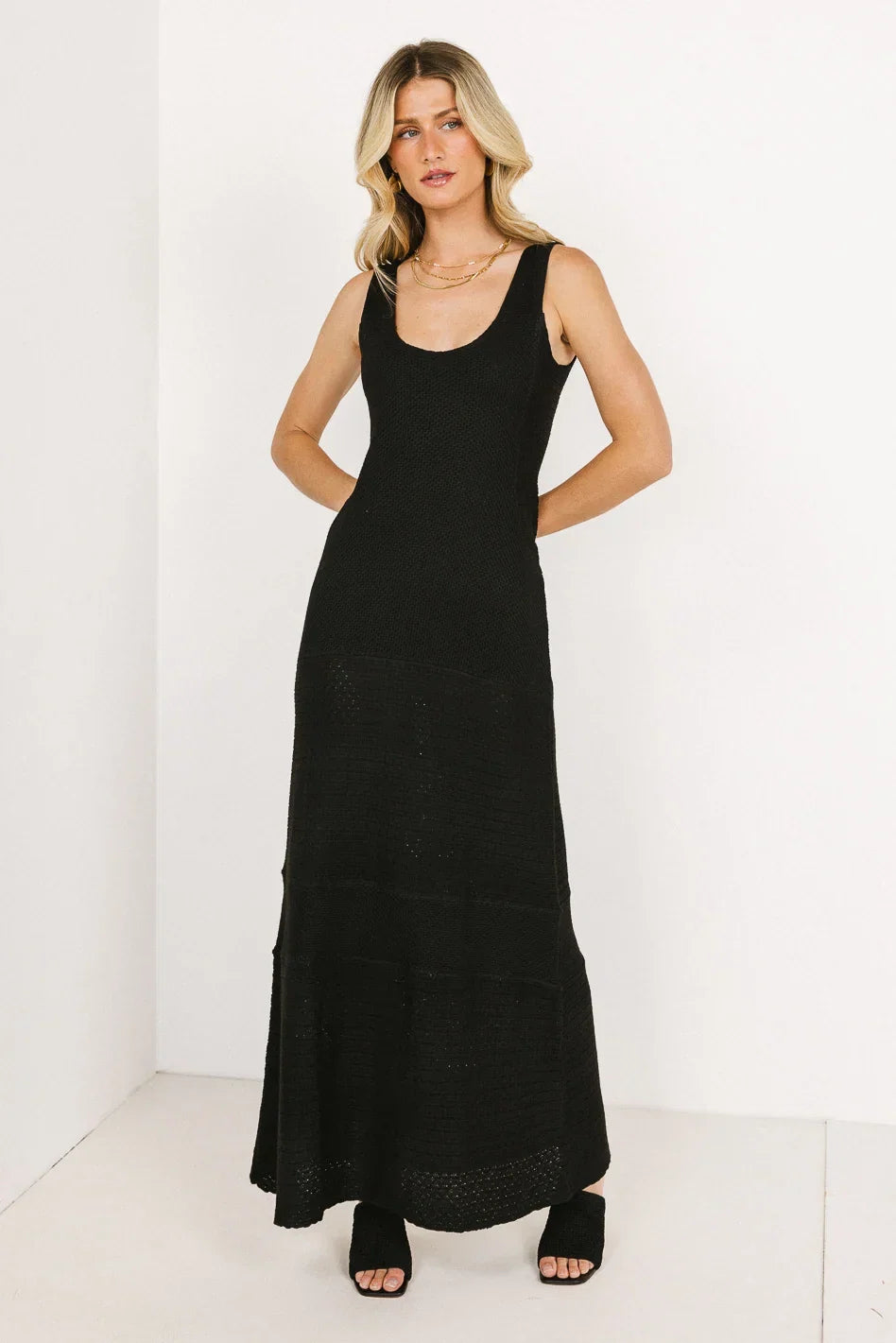 Sonnet Knit Maxi in Black FINAL SALE