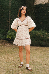 Lincoln Ribbon Trim Mini Dress FINAL SALE