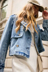 Jones Cropped Trench FINAL SALE