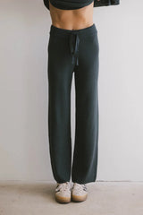 Jesse Waffle Knit Pants in Navy FINAL SALE