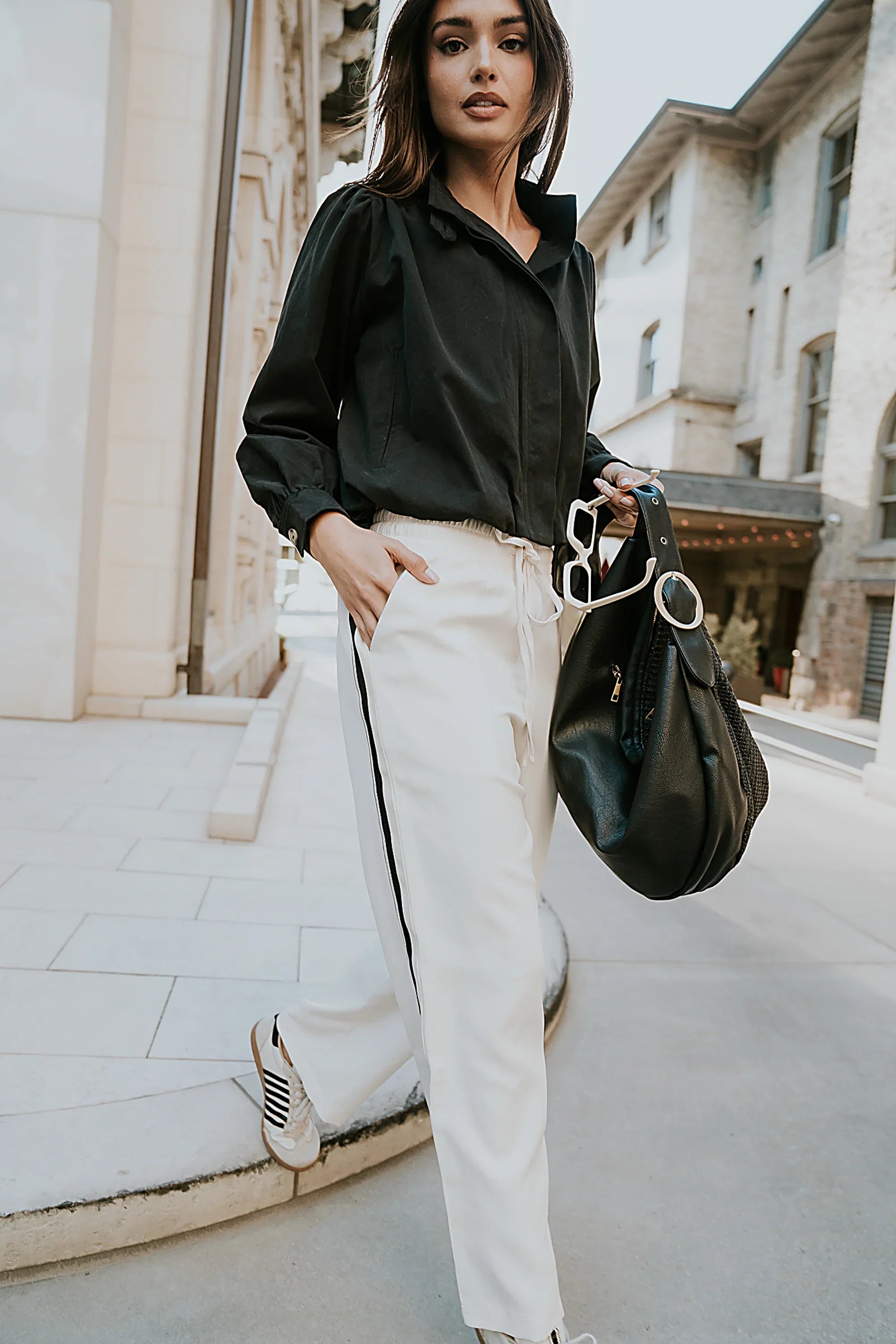 Londyn Bubble Jacket in Black FINAL SALE