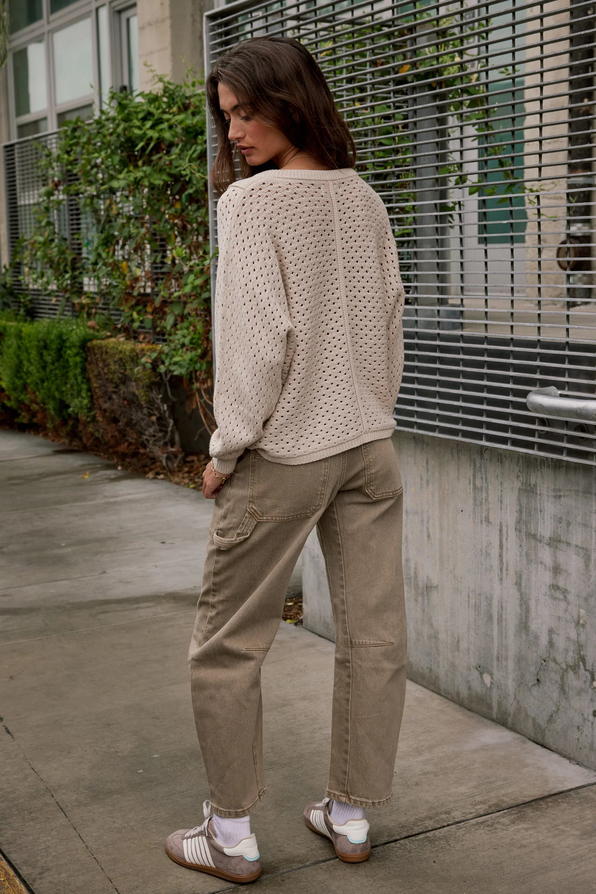 Scottie Barrel Jeans in Tan FINAL SALE