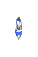 Simple Cocktail Metallic Pointed Toe High Heels