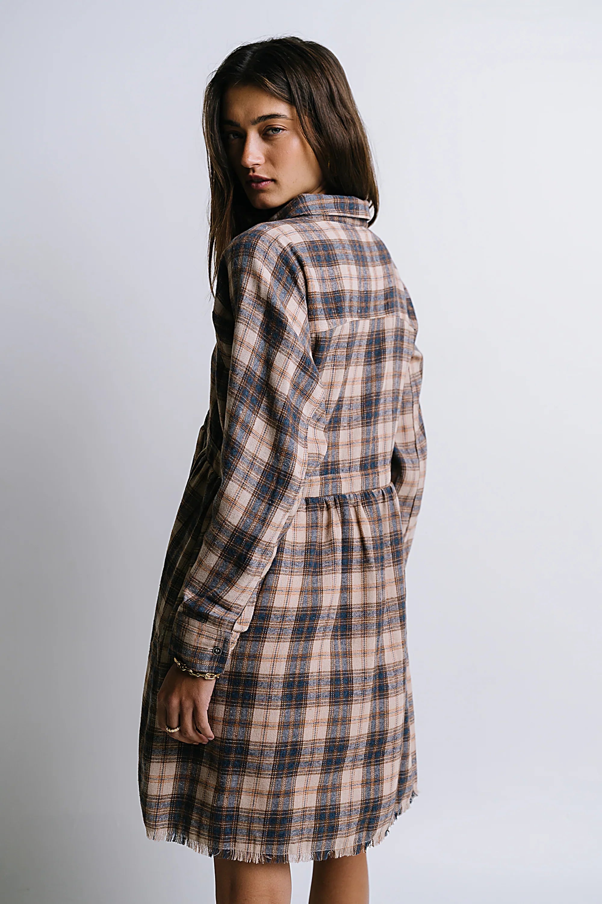 Karrie Plaid Mini Dress FINAL SALE