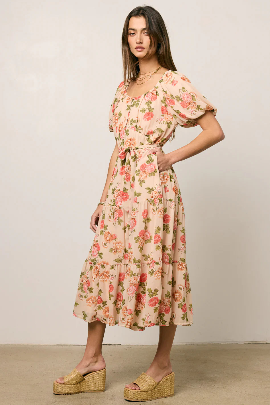 Patricia Floral Midi Dress FINAL SALE