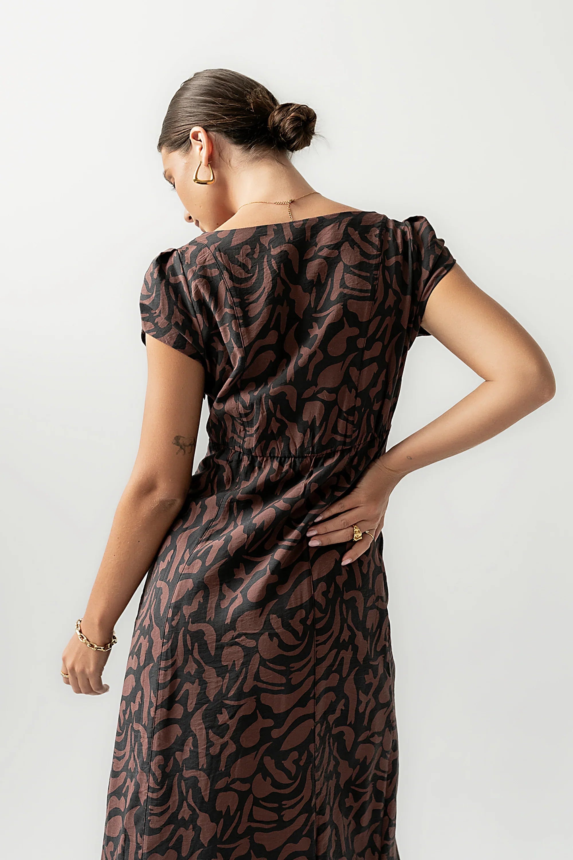 Kennedy Abstract Maxi Dress FINAL SALE