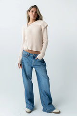 Beth Knit Jacket in Blush