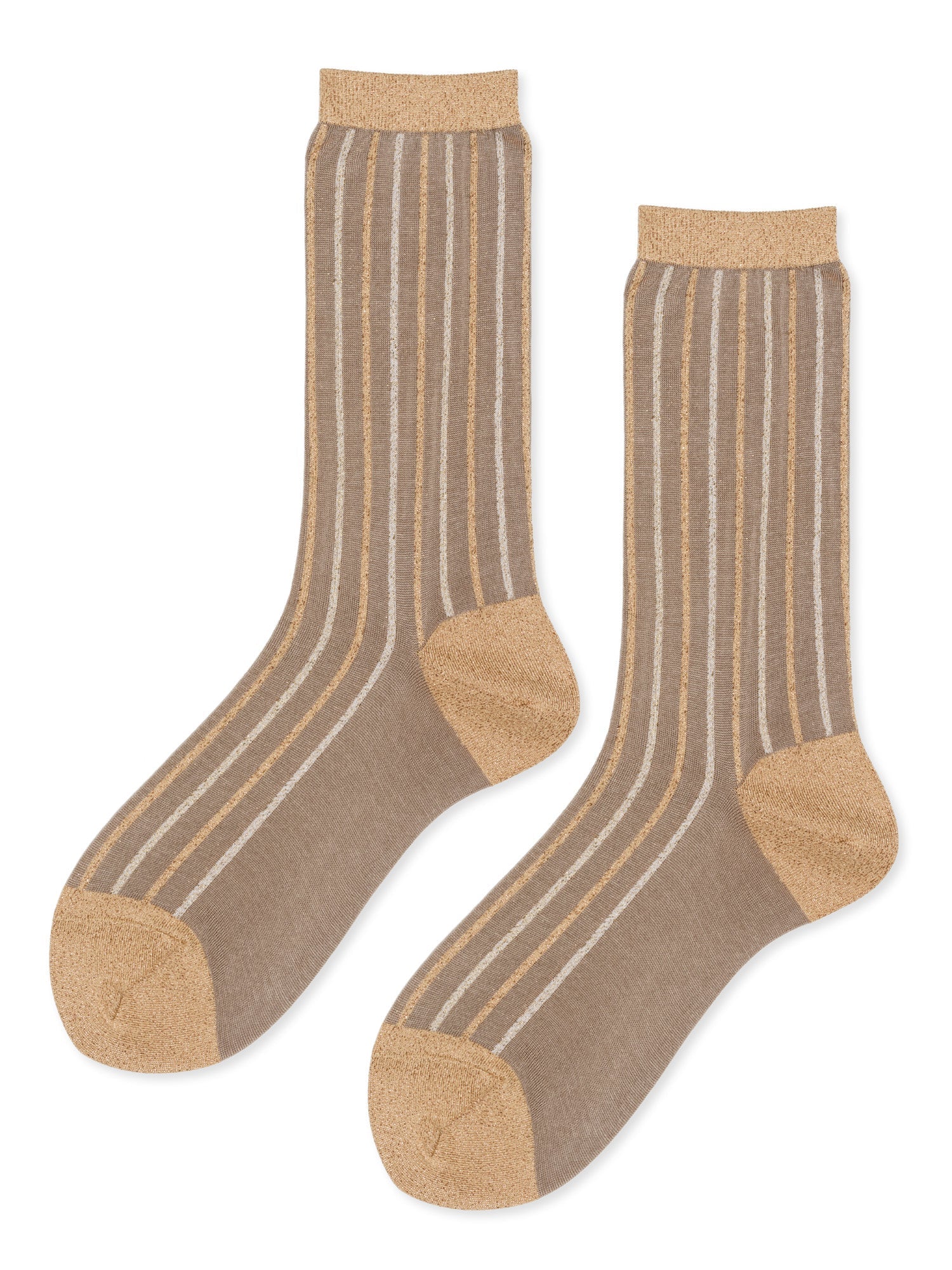 Thin Stripe Sparkle Crew