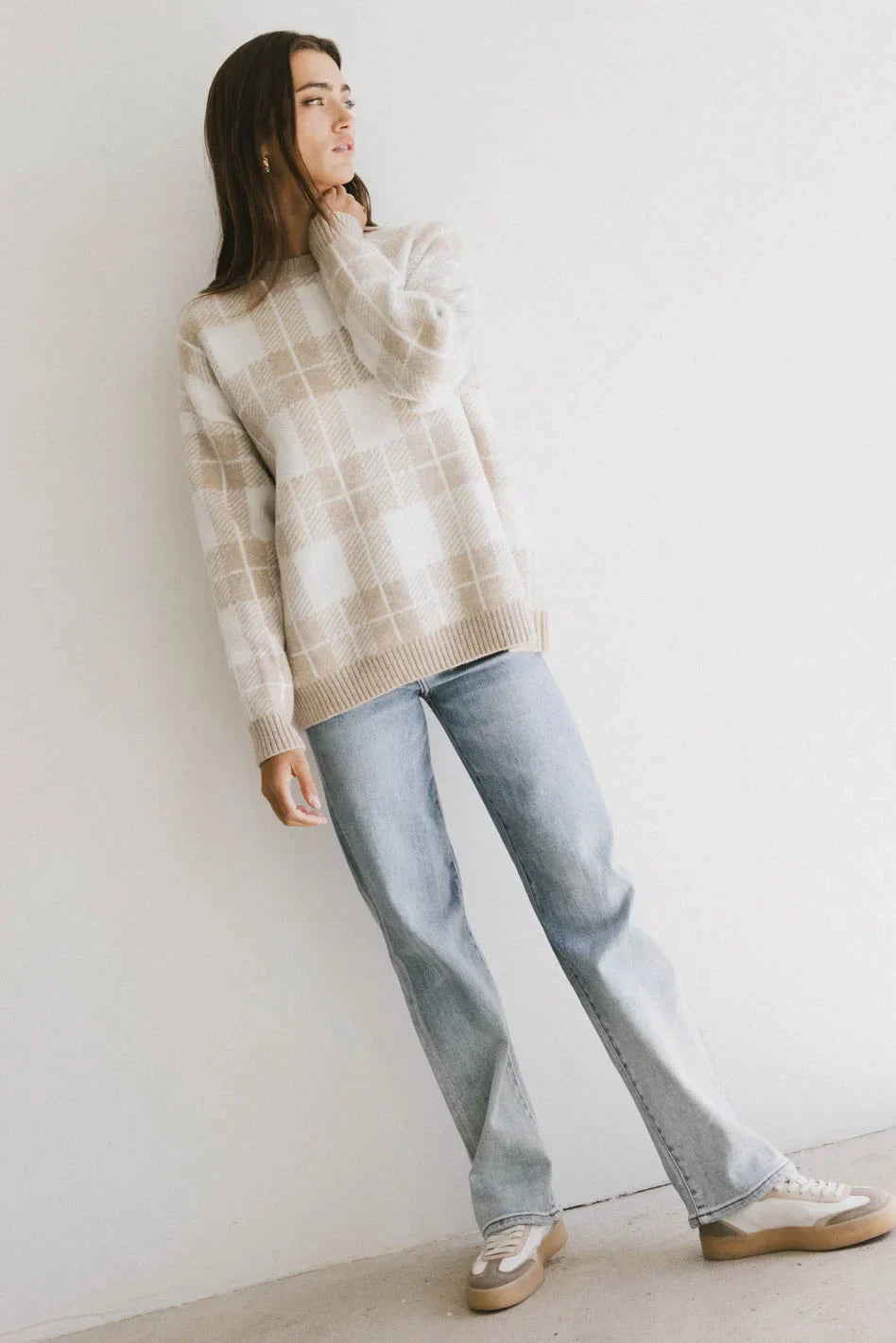 Emilee Plaid Sweater FINAL SALE