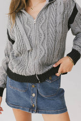 Giselle Zip Up Sweater FINAL SALE