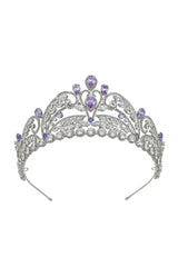 Gold Cubic Zirconia Bridal Tiara