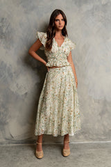 Carlie Floral Smocked Blouse