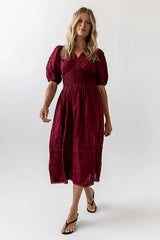 Tammia Ric Rac Midi Dress FINAL SALE