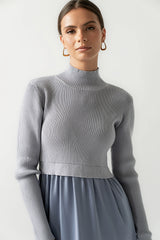 Zeda Midi Dress in Blue FINAL SALE
