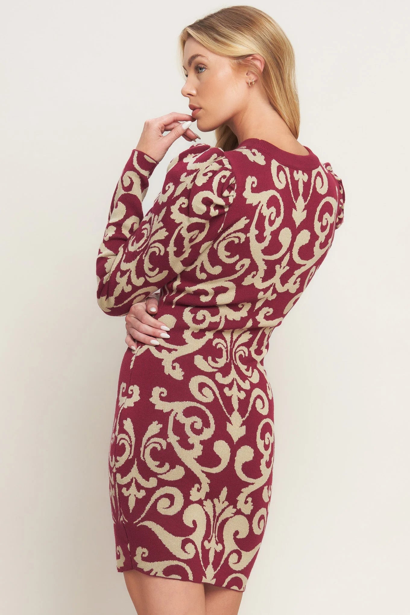BASK IN LOVE SWEATER MINI DRESS FINAL SALE