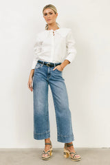 Torry Cropped Wide Leg Jeans FINAL SALE