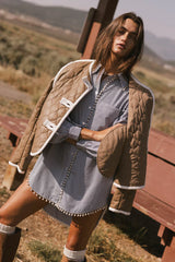 Tabitha Quilted Faux Leather Jacket FINAL SALE